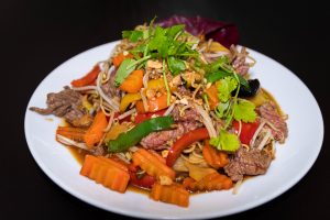 Nouilles au boeuf au restaurant Tanlap