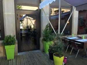 Aperçu de la terrasse du restaurant Tan Lap